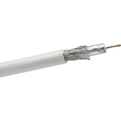 Schwaiger KOX820 012 cavo coassiale 20 m Bianco