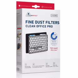 Clean Office Pro Feinstaubfilter, Filtro in uscita, Nero, 2 pz