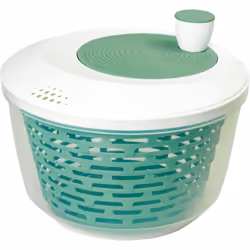 Westmark Centrifuga per Insalata, Capacità 4.4 Litri, Ø 23.5 cm, Plastica, Senza BPA, Spinderella, Colore Trasparente e Bianc ...