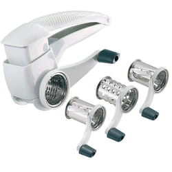 Westmark Trio Grattugia girevole Nero, Bianco
