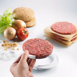 Westmark 62332260 pressa per hamburger Rosso, Bianco Plastica