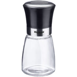 Zuccheriera, Con Coperchio per Conservare gli Aromi, Capacità: 190 ml, Vetro/Acciaio Inox/Plastica, Blacky, Trasparente/Nero/Argento, 69512260