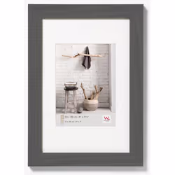 Walther Design HO130D, Cornice per foto singola, Legno, Grigio, 13 x 18 cm, Rettangolare, Germania