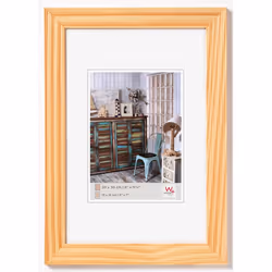 Walther Design HI460H, Cornice per foto singola, Legno, Naturale, 30 x 45 cm, Rettangolare, Germania