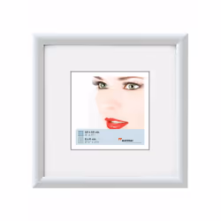 Walther Design KW440H, Cornice per foto singola, Plastica, Bianco, 28 x 28 cm, Rettangolare, 411 mm