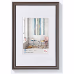 Walther Design KP824D, Cornice per foto singola, Plastica, Metallico, 10 x 15 cm, Rettangolare, 208 mm