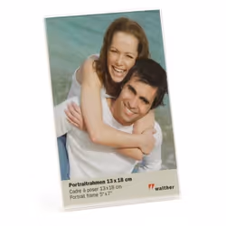 Walther Design Acryl Portrait 13x18, Acrilico, Trasparente, 13 x 18 cm