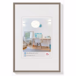 Walther Design KV045D, Cornice per foto singola, Plastica, Acciaio, Parete, 20 x 30 cm, Rettangolare