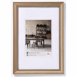 Walther Design JA030D, Cornice per foto singola, Polistirolo, Metallico, 13 x 18 cm, Rettangolare, 240 mm