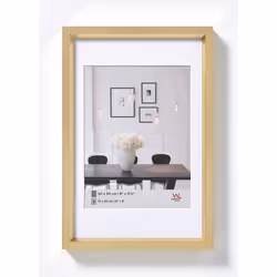 Walther Design ES040G, Cornice per foto singola, Plastica, Oro, Parete, 20 x 30 cm, Rettangolare