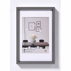 Walther Design ES060D, Cornice per foto singola, Acciaio, 40 x 50 cm, Rettangolare, Germania, 509 mm