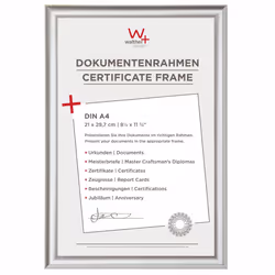 Walther Design KP130S, Cornice per foto singola, Argento, 13 x 18 cm, Rettangolare, Germania, 238 mm