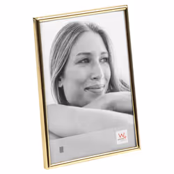 Walther Design WD318G, Cornice per foto singola, Metallo, Oro, 13 x 18 cm, Rettangolare, Germania