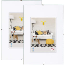 Walther Design - cornice vetro trasparente29,7 x 42 cm (din A3) Confezione doppia, portafoto senza cornice RB342KD