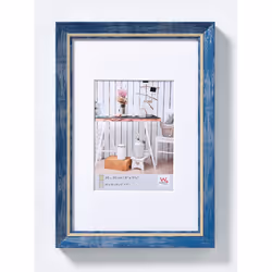 Walther Design EL040L, Cornice per foto singola, Polistirolo, Blu, 20 x 30 cm, Rettangolare, Germania