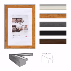 Walther Design EN030D cornice per quadro Cornice per foto singola Grigio