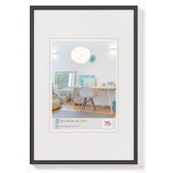 Walther Design - Cornice per foto nera 10 x 15 cm confezione da 3, cornice in plastica New Lifestyle KV015B3