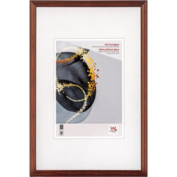 Walther - design Select HSX040P Cornice de foto de legno with vetro acrilico de 30 x 40 cm, marrone scuro