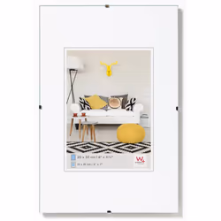 Walther Design RB015K, Cornice per foto singola, Vetro, Trasparente, 7 x 10 cm, Rettangolare, Germania
