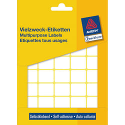 Avery 3318 etichetta autoadesiva Rettangolo con angoli arrotondati Bianco 1200 pz