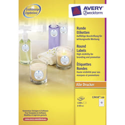 Avery L3416-100 etichetta per stampante Bianco Etichetta per stampante autoadesiva