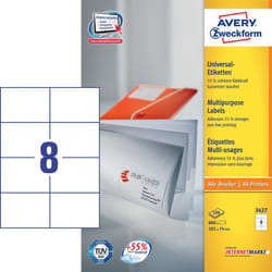 Avery 3427 etichetta per stampante Bianco Etichetta per stampante autoadesiva