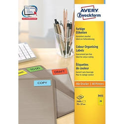 Avery 3451 etichetta per stampante Giallo Etichetta per stampante autoadesiva