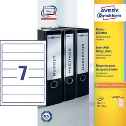 Avery L4760-100 etichetta per stampante Bianco Etichetta per stampante autoadesiva
