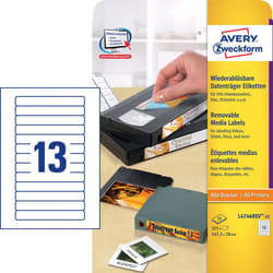 Avery L4746REV-25 etichetta per stampante Bianco Etichetta per stampante autoadesiva