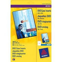 Avery DVD Case Inserts Inkjet Card