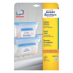 Avery L7971-25 etichetta autoadesiva Rettangolo con angoli arrotondati Bianco 1625 pz
