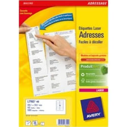 Avery L7163-40 etichetta per corrispondenza Bianco