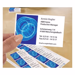 Avery C32010-25 biglietto da visita Laser/Inkjet Cartoncino Bianco - Vista aggiuntiva 4