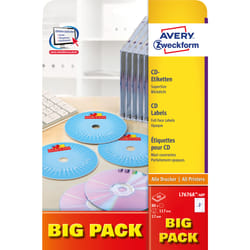 Avery CD/DVD Labels Bianco