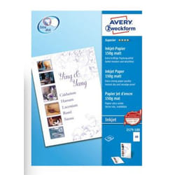 Avery 2579-100 carta fotografica A4 Bianco