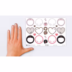 Avery 54548Z sticker decorativi Carta Multicolore Rimovibile