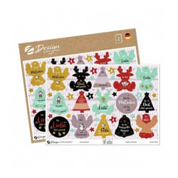 Avery 54615 sticker decorativi Carta Multicolore Rimovibile