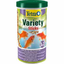 Tetra Pond Variety Sticks, Pesce di stagno, Cibo secco per pesci, Stick, 0,15 kg, 1 L