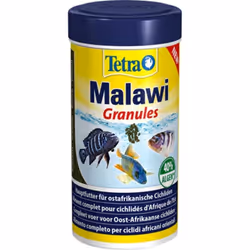 Tetra Malawi Granules, mangime in granuli di prima qualità con una speciale miscela di alghe che lo rende la scelta ideale pe ...