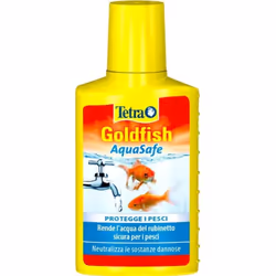 Tetra Goldfish Aquasafe, rende l' acqua di rubinetto sicura per Oranda e tutti i Goldfish. Caratteristiche: Grazie a Tetra Go ...