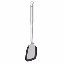 RÖSLE 10635, Spatola da portata, Nero, Acciaio inox, Silicone, Acciaio inox, Foro di sospensione, 260 °C, 70 mm