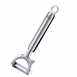 RÖSLE RS12735, Frutta e ortaggi, Pelapatate girevole, Acciaio inox, 18/10, Acciaio inox, Acciaio inox