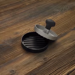 RÖSLE 25082, Pressa per hamburger, Nero, Grigio, 120 mm, 190 mm, 47 mm