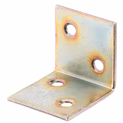 GAH-Alberts 332631, Acciaio, Staffa angolare, Acciaio, Rivestimento elettrozincato, 5 mm, 10 pz