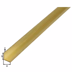 GAH-Alberts 470968 profilo in metallo e plastica Ottone