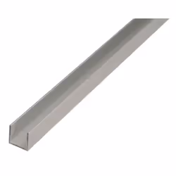 GAH-Alberts 473815, Alluminio, Argento, A forma di U, 1 pz, Rivestimento anodizzato, 100 cm
