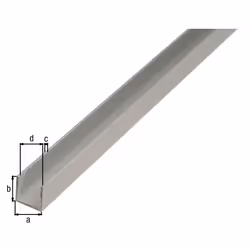 GAH-Alberts 473815 profilo in metallo e plastica Alluminio