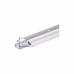 GAH-Alberts 487126 profilo in metallo e plastica Alluminio