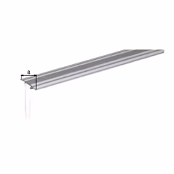 GAH-Alberts 490799 profilo in metallo e plastica Alluminio