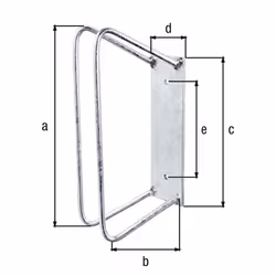 GAH-Alberts 692506 supporto per bicicletta Acciaio
